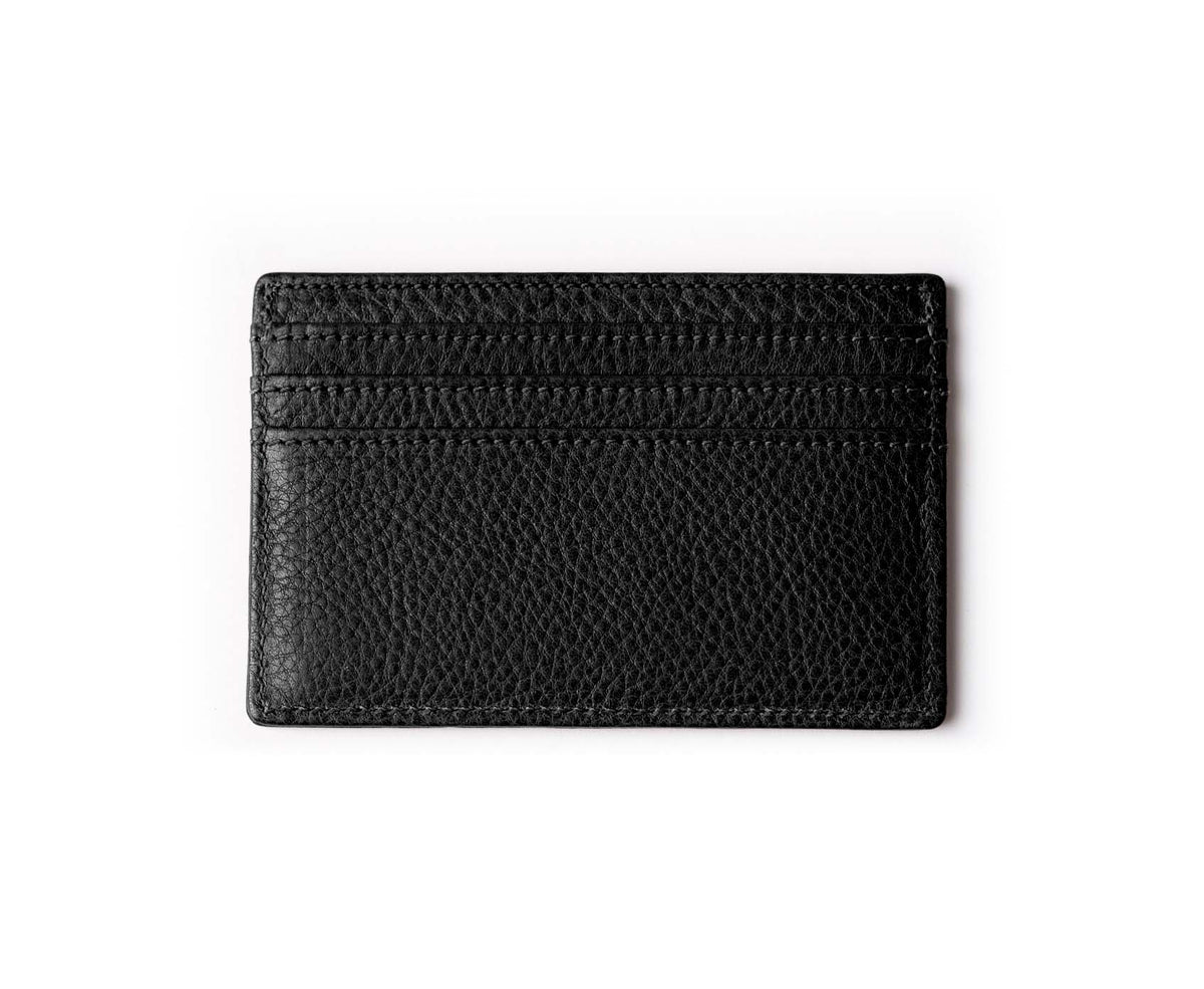 Slim Credit Card Case No. 204 in Vintage Walnut Leather