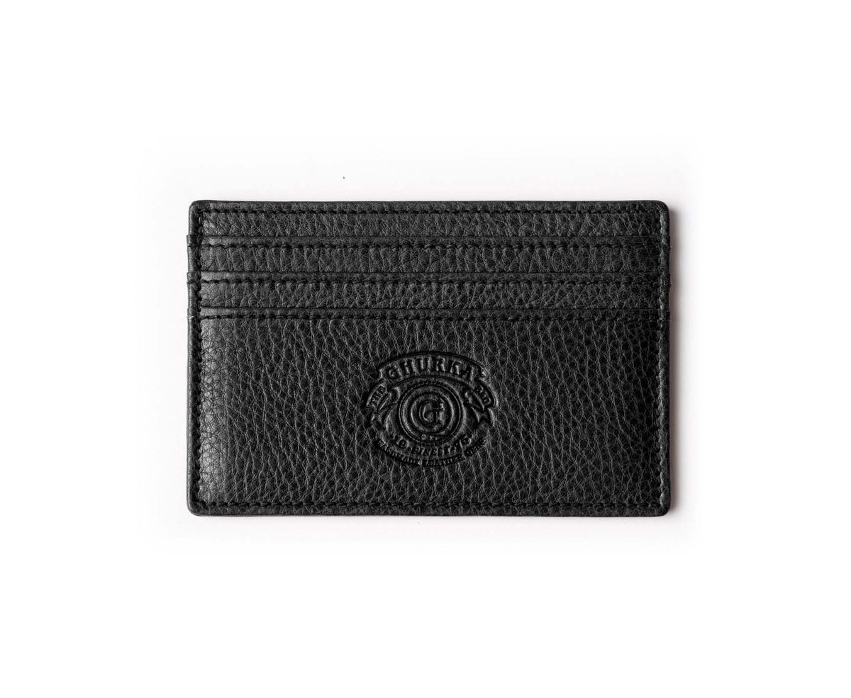Slim Credit Card Case No. 204 in Vintage Walnut Leather
