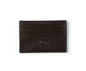 Slim Credit Card Case No. 204 in Vintage Walnut Leather