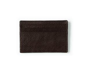 Slim Credit Card Case No. 204 in Vintage Walnut Leather