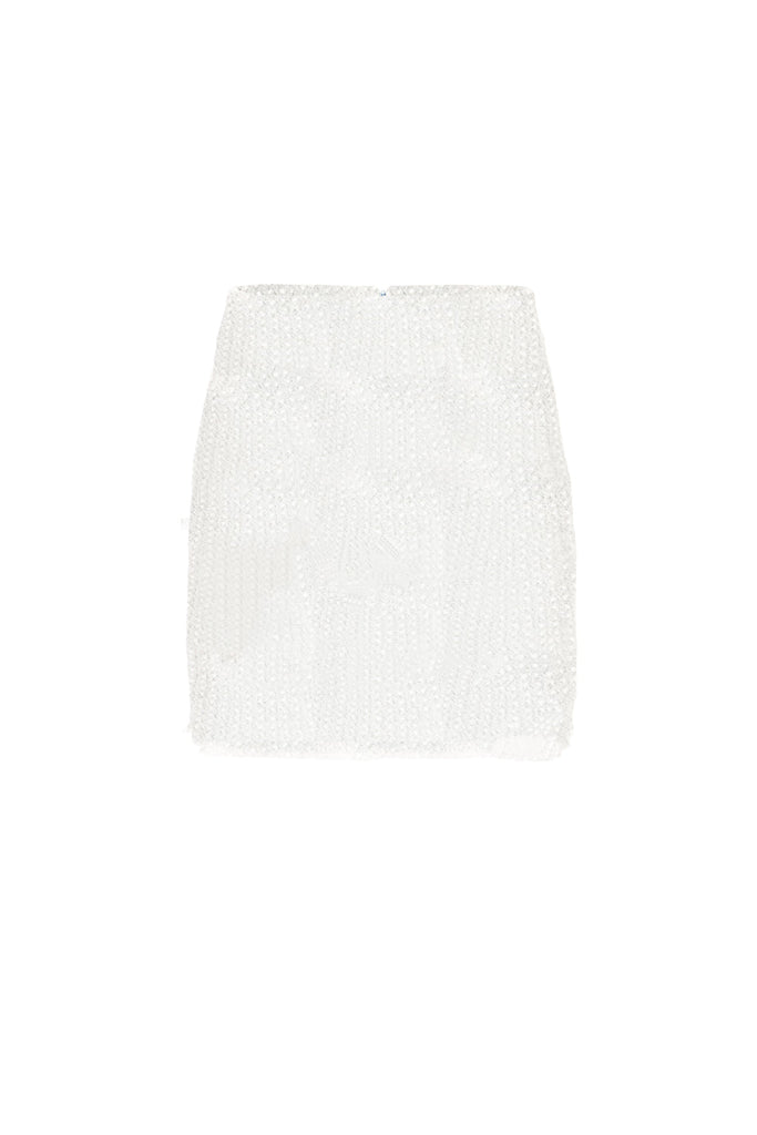 OTM Exclusive: Sydney Skirt in Ivory Tweed