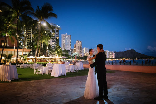 A Wedding at the Pink Palace in Hawaii