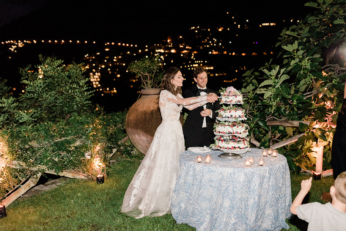 This Bride Married Her “Work Crush” at a Seaside Wedding in Positano