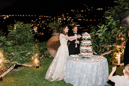 This Bride Married Her “Work Crush” at a Seaside Wedding in Positano