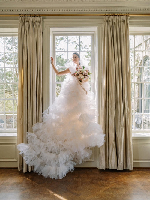 Bold Fashion Pays Off at an Intimate Wedding Shoot Inspired by the French Countryside