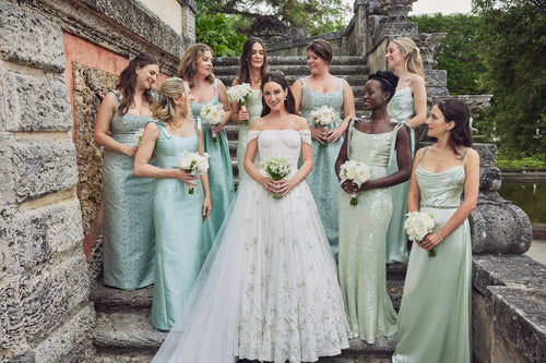 Jennifer Behr x Micaela Erlanger's Dazzling Bridal Capsule Is Inspired by the Stylist's Destination Wedding