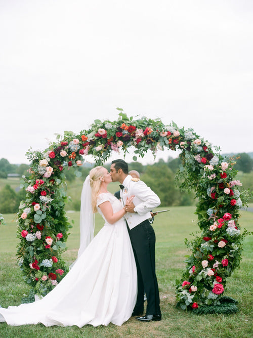 After Marrying at a Mosque, This Couple Had A Second Summer Wedding in Northern Virginia