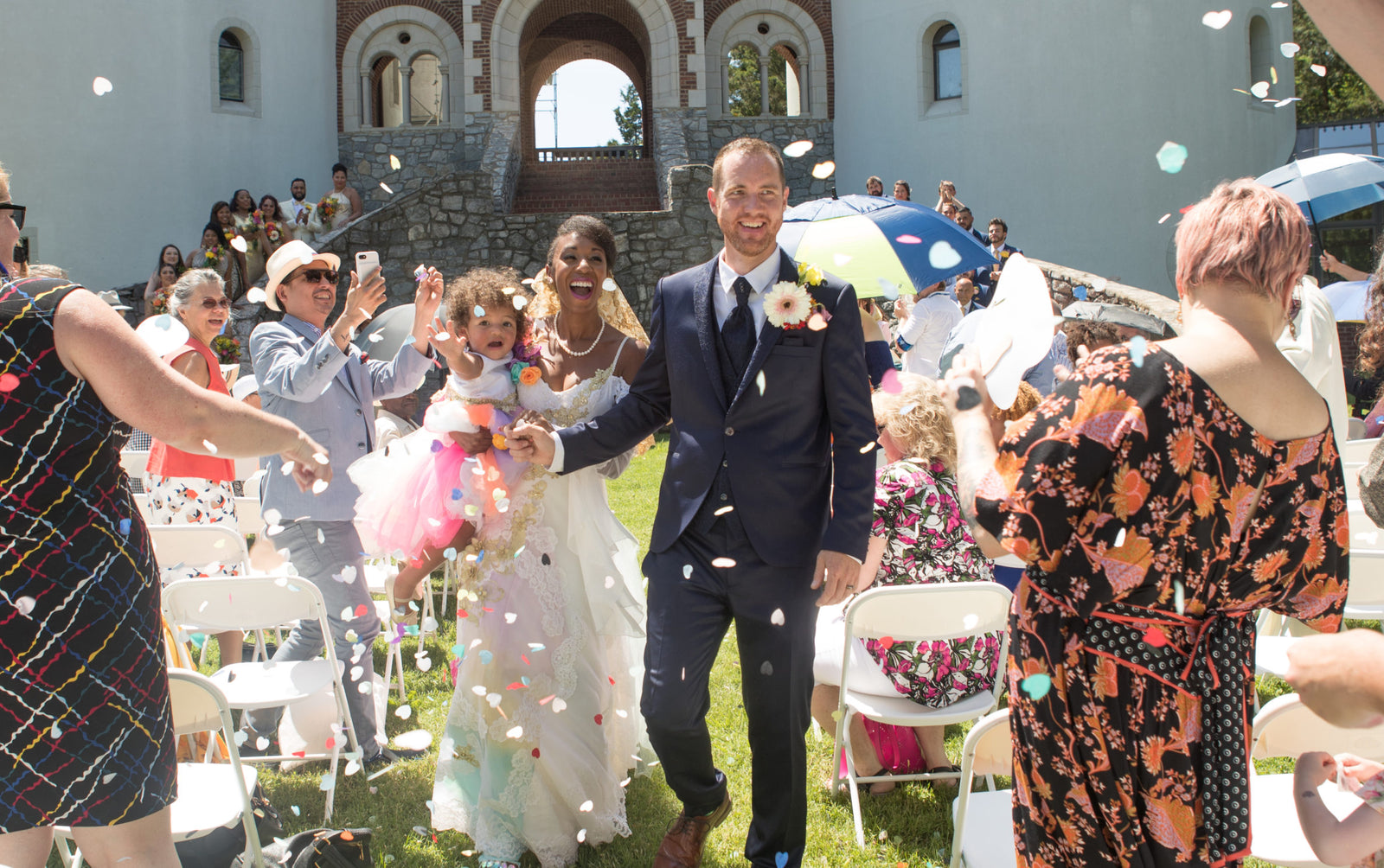 This Bride Wore a Rainbow Dress to Her Summer Wedding in Tennessee