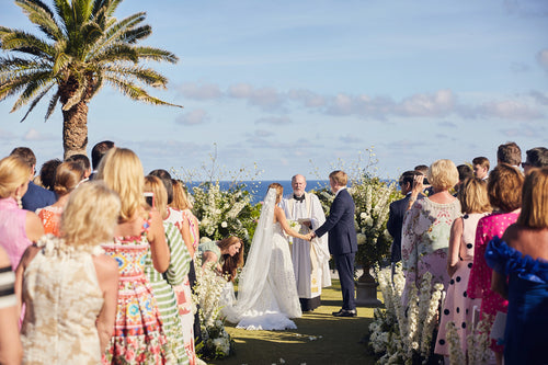 This Wedding in Bermuda Ended with a Beach Bonfire