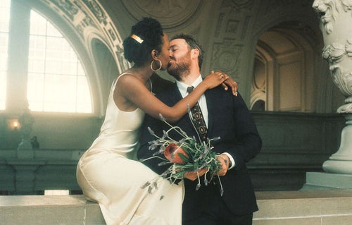 This San Francisco Bride Found Her Dress in Her Friend’s Closet