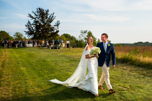 This Couple Literally Tied A Knot at Their Wedding in Maine