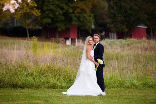 The Bride and Her Father Rode in a Red 1970 Thunderbird to Her Micro-Wedding in New Jersey