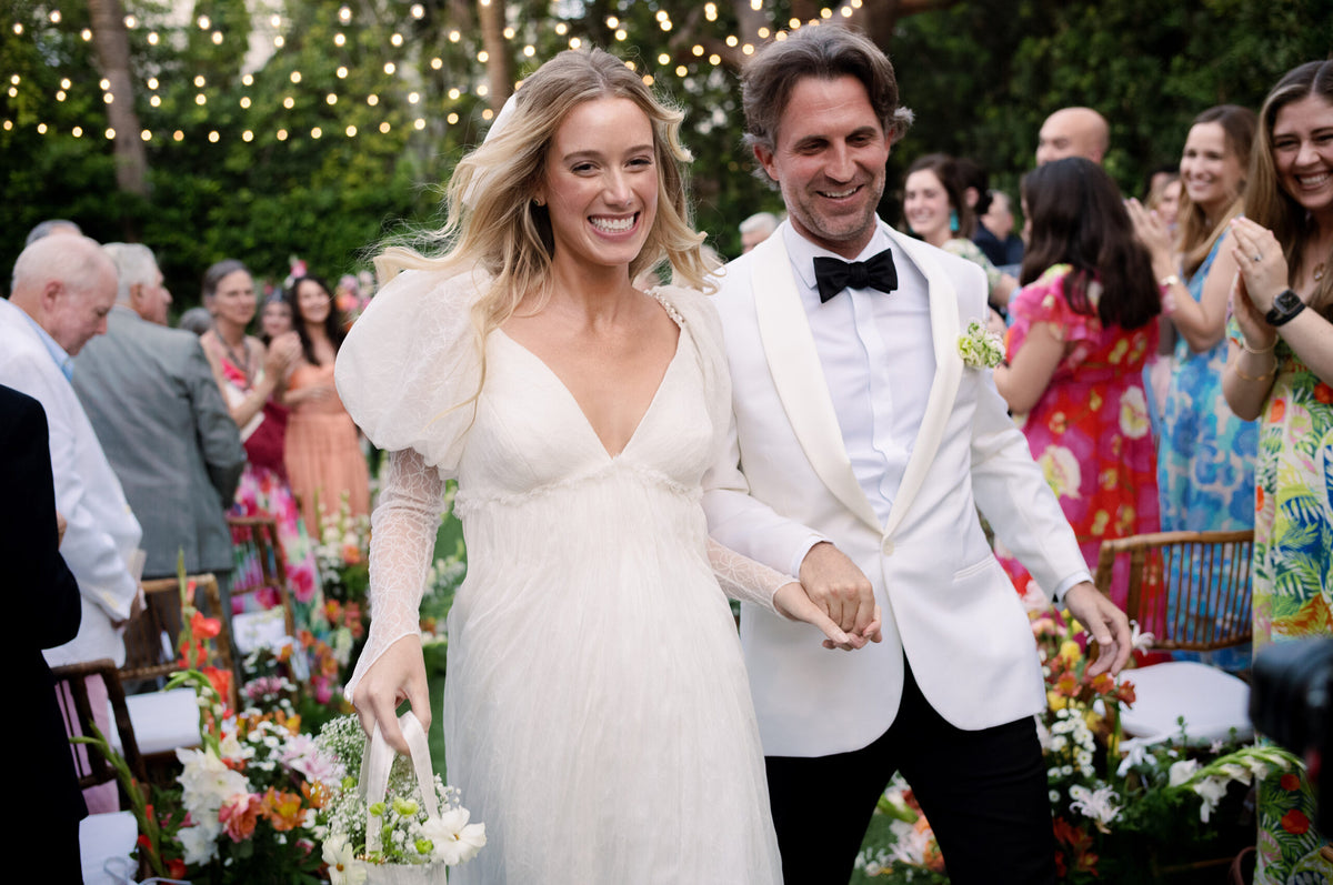 This Bride’s Custom Cinq Dress was a Nod to Her Mother’s Wedding Dress