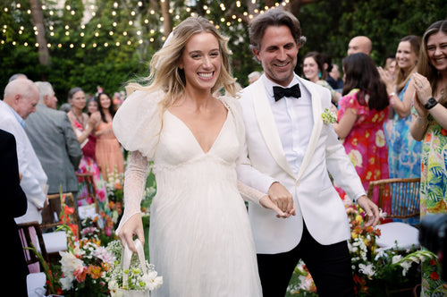 This Bride’s Custom Cinq Dress was a Nod to Her Mother’s Wedding Dress