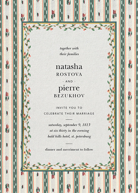 We’ve Fallen for the New Brock Collection x Paperless Post Wedding Invitations