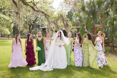 Bridal and Demi-Couture Designer Alexandra Pijut Created 15 Custom Looks for Her Wedding Weekend in Georgia