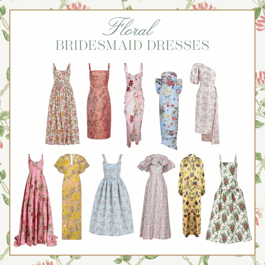 A Shopping Guide to Bridesmaid Dresses in Every Color Palette