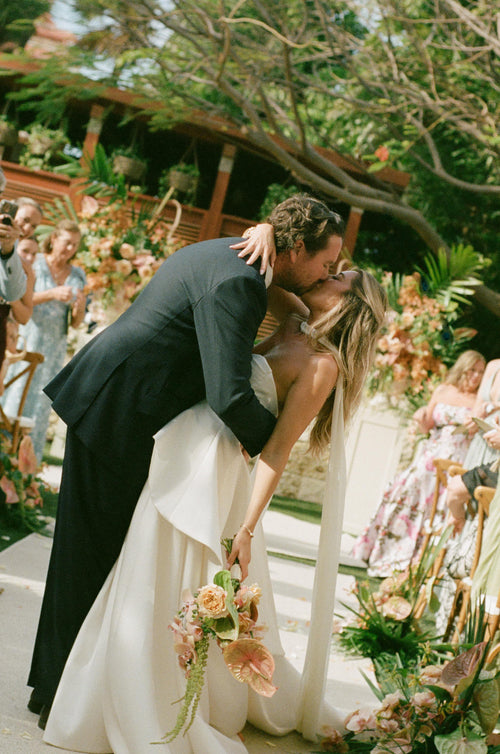 How Do You Wear That Founders Caitlyn Warakomski and Brendan Slawson Designed Their Dream Wedding Wardrobe for a Tropical Celebration in Aruba