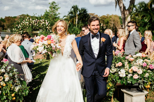 A Lively Lake-Front Garden Party Wedding in Winter Park