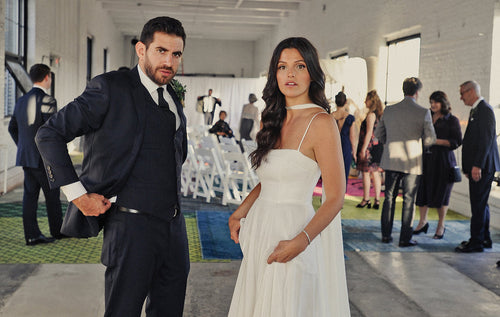 An Intimate, No Frills Wedding in an Industrial Loft in Philadelphia