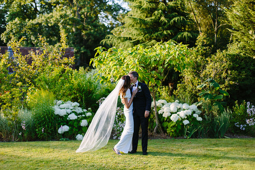 The Bride Wore Roland Mouret at Her Wedding in the English Countryside