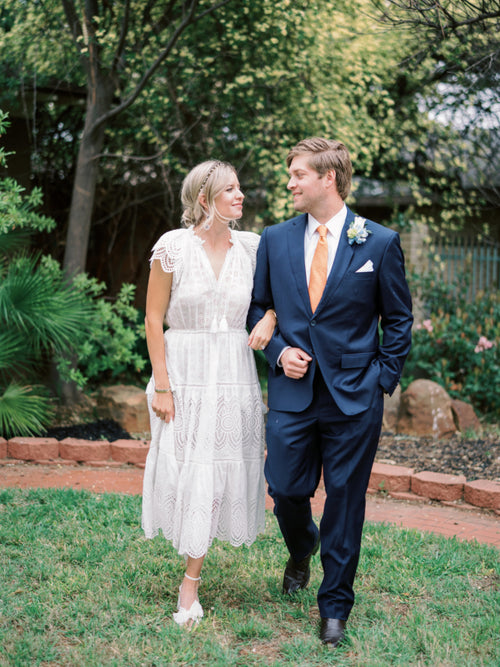 How Bride Emery Hanson Compromised with an At-Home Wedding
