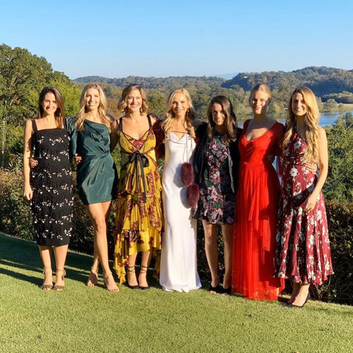 How to Make Mix-and-Match Bridesmaids Dresses Work for Fall