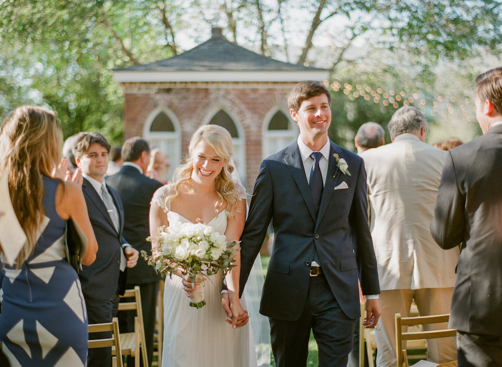 A Classic Garden Wedding at a Private Home in Charleston, S.C.