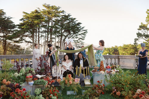 The Bride Wore Vivienne Westwood to Her Personalized Persian Wedding Ceremony at The Legion of Honor