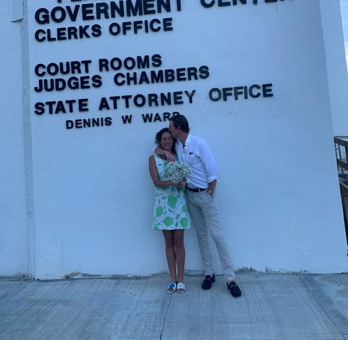 This Couple Nearly Missed Their Courthouse Wedding in the Florida Keys on New Year's Eve