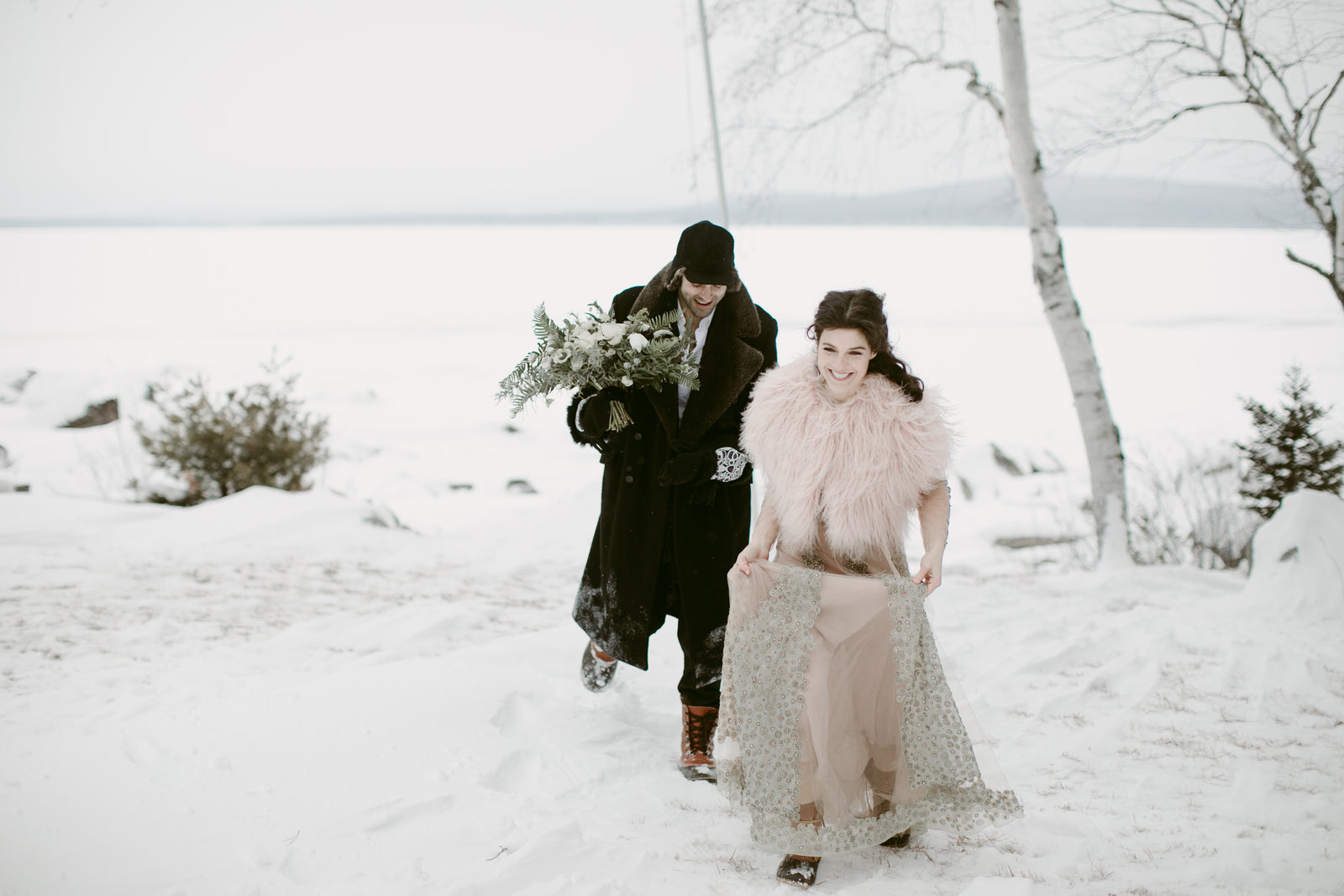 This Bride Wore An Ethereal Valentino Dress to Her Wedding in Maine