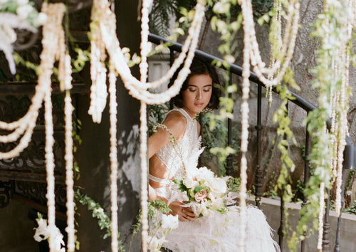 An Intimate Styled Shoot in Jakarta Inspired by a Sumatran Wedding Crown