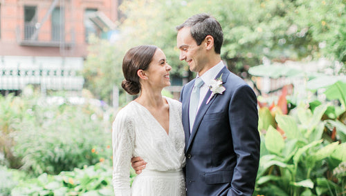 An Intimate Wedding at a Secret Garden in New York City