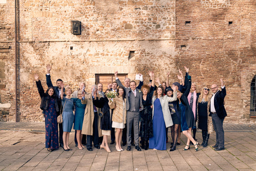 Lauren Dickinson and Harry Miskin’s Winter Wedding in Rome