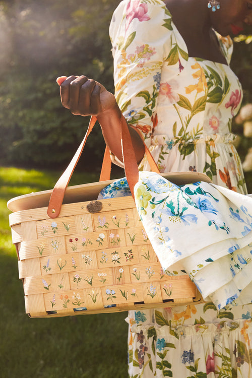 Artist Riley Sheehey Launches a One-of-a-Kind Picnic Basket Capsule Collection on Over The Moon