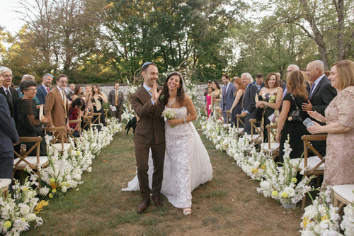 AGMES Jewelry Founder Morgan Lang Made Custom Bridal Pieces For Her Summer Wedding at Troutbeck