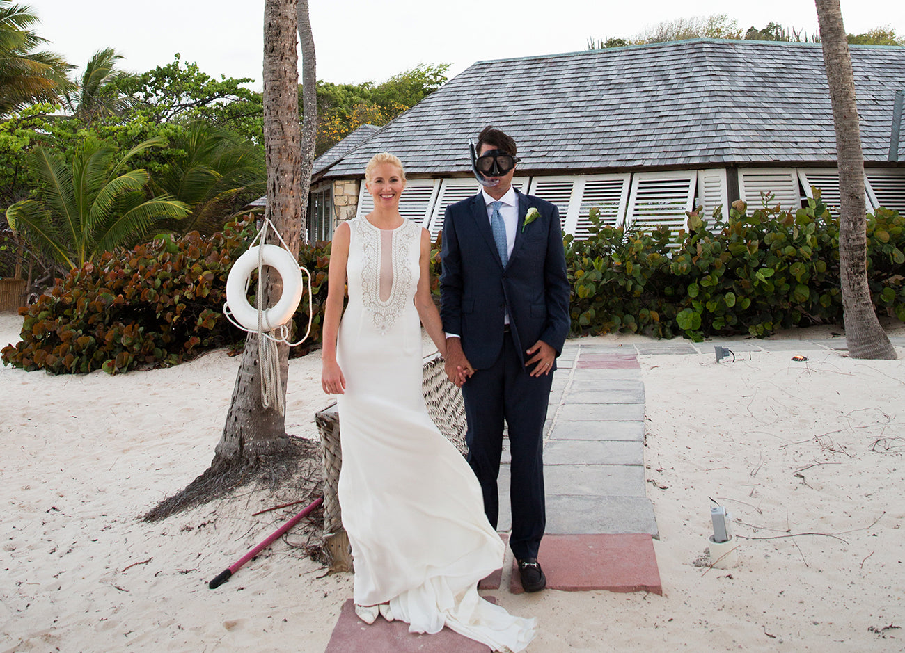Marina Chiasson and Oliver Sharpe’s Wedding at The Mill Reef Club in Antigua