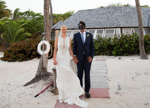Marina Chiasson and Oliver Sharpe’s Wedding at The Mill Reef Club in Antigua