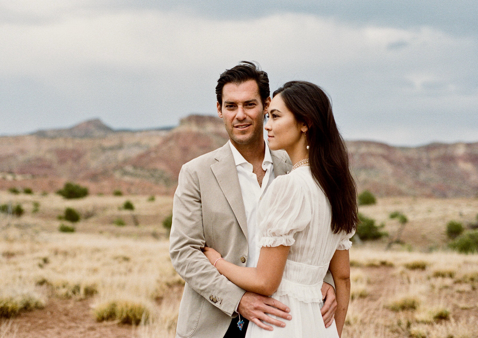 This Couple Eloped at Ghost Ranch in New Mexico Shortly After Getting Engaged