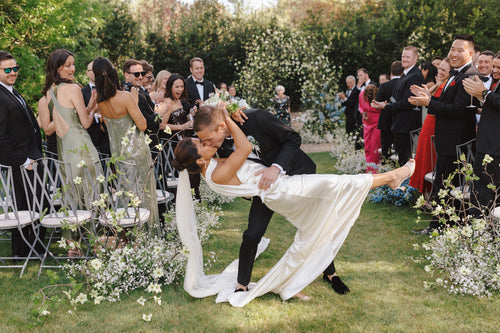 The Bride’s Danielle Frankel Look Set The Tone For Her Black-Tie, Wine Country Wedding in California