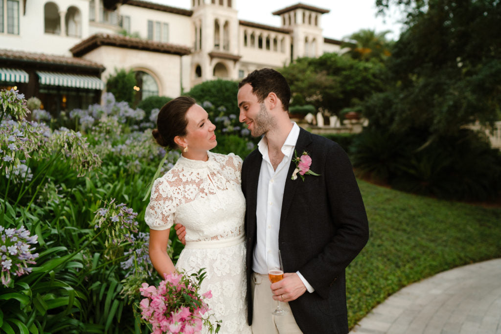 A Special and Intimate Summer Wedding at Sea Island with 7 Guests
