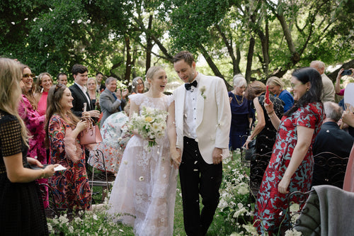 This Ojai Wedding's Aesthetic Took Inspiration From <i>Marie Antoinette</i>, the '60s, and Goth Romance