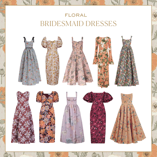 A Shopping Guide to Bridesmaid Dresses in Every Color Palette For Fall