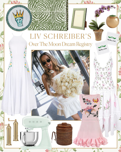Bride-to-Be Liv Schreiber’s Dream Registry Reflects Her "Sophisticated With a Little Pizzaz" Aesthetic