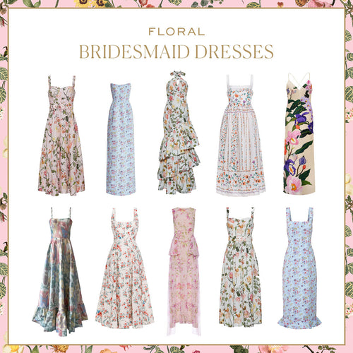 A Shopping Guide to Bridesmaid Dresses in Every Color Palette For Spring