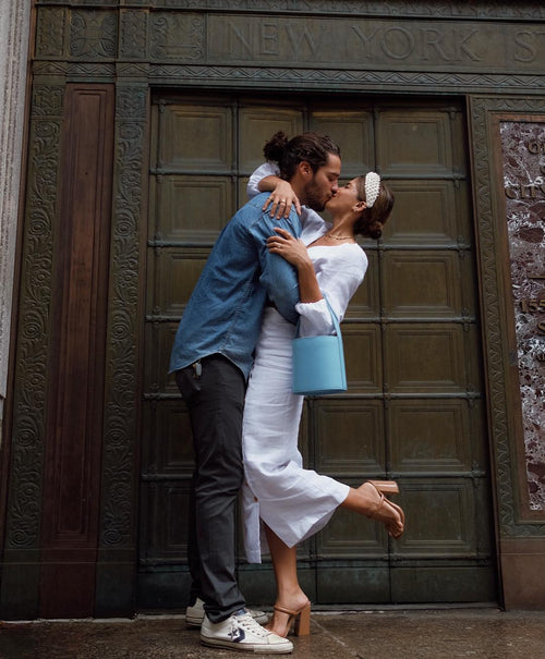 Shop The Look of Model Rocky Barnes’s Unconventional City Hall Ceremony
