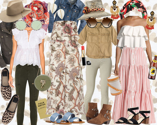 Out Of Africa: Our Favorite Fashion Looks For A Safari Honeymoon