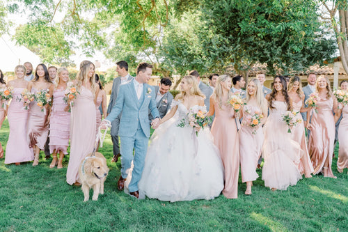 This Couple Made Their Grand Entrance to "What Dreams Are Made Of" at The Inn at Rancho Santa Fe