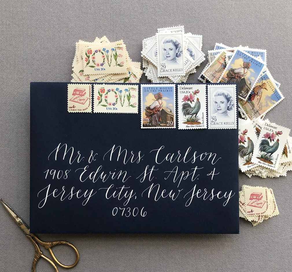Our Guide to Sourcing Vintage Stamps For Your Invitations