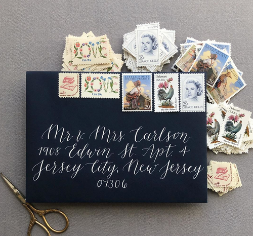 Our Guide to Sourcing Vintage Stamps For Your Invitations